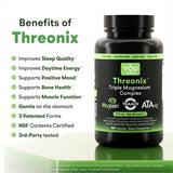 You Vites Threonix - Triple Magnesium Complex - 200 mg - 120 Capsules