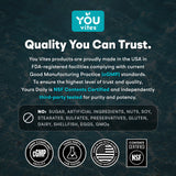 You Vites Yours Daily - Methylated Multivitamin - Iron-Free, Methyl B12, Methylfolate, CoQ10 - 60 Capsules