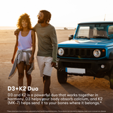 You Vites Summer Days - Vitamin D3+K2 - 5000 IU D3 & 100 mcg K2 MK-7, with BioPerine - 90 Capsules